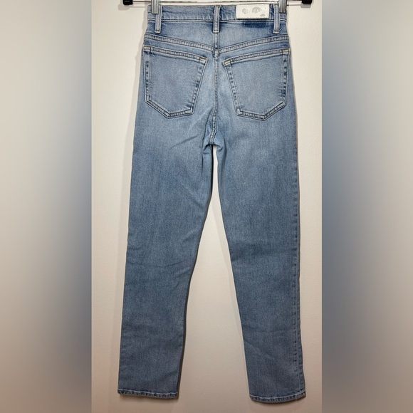 RE/DONE Jeans Women’s Size 24 70s Straight-Leg Jeans in Mid 90s Wash - Picture 12 of 14